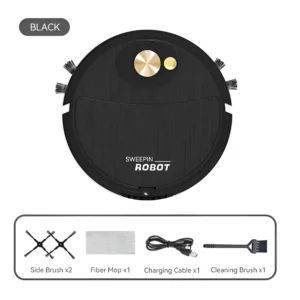 Outils de Nettoyage Intelligent pour la Maison - Robot Aspirateur 3 en 1